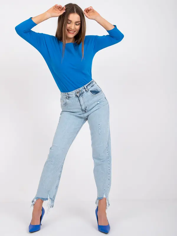 BASIC Feel Good Blouse-RV-BZ-4661.57P-dark blue