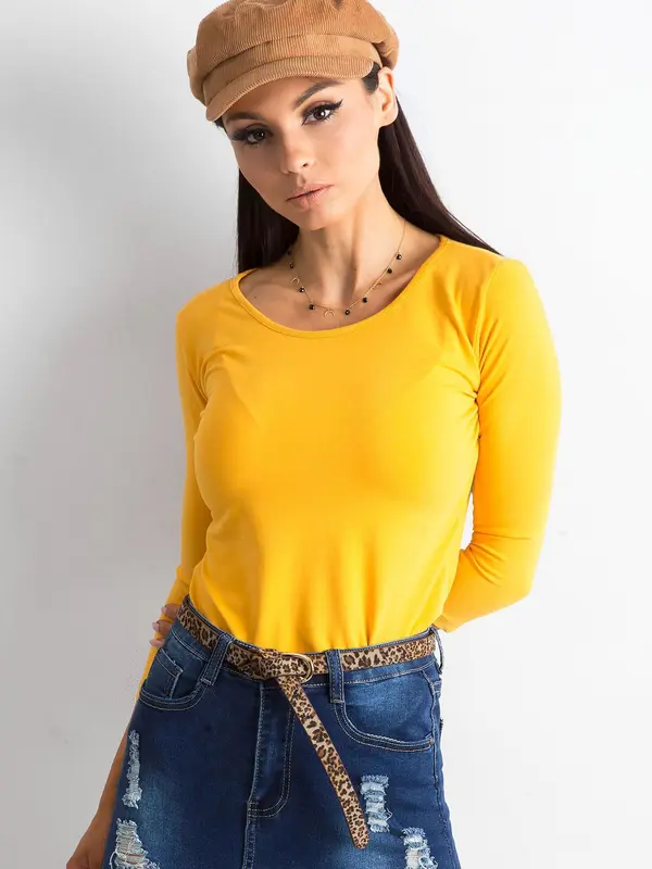 BASIC Feel Good Blouse-RV-BZ-4690.68-dark yellow