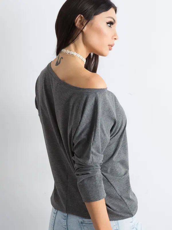 BASIC Feel Good Blouse-RV-BZ-4691.36P-dark gray