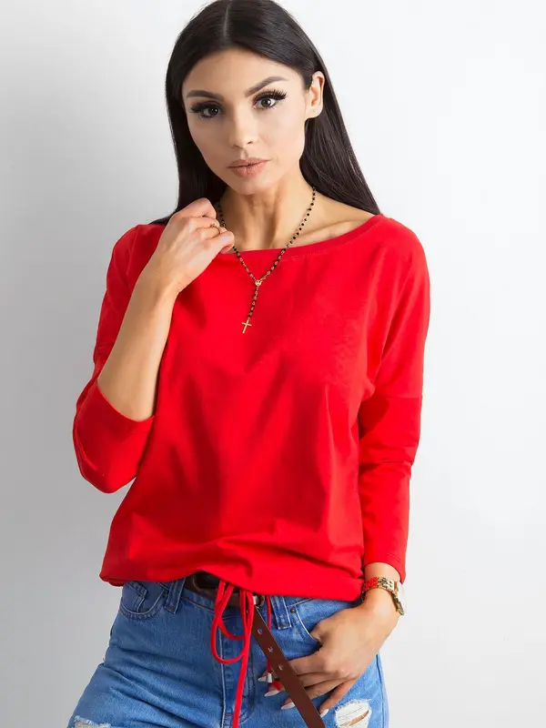BASIC Feel Good Blouse-RV-BZ-4691.39P-red