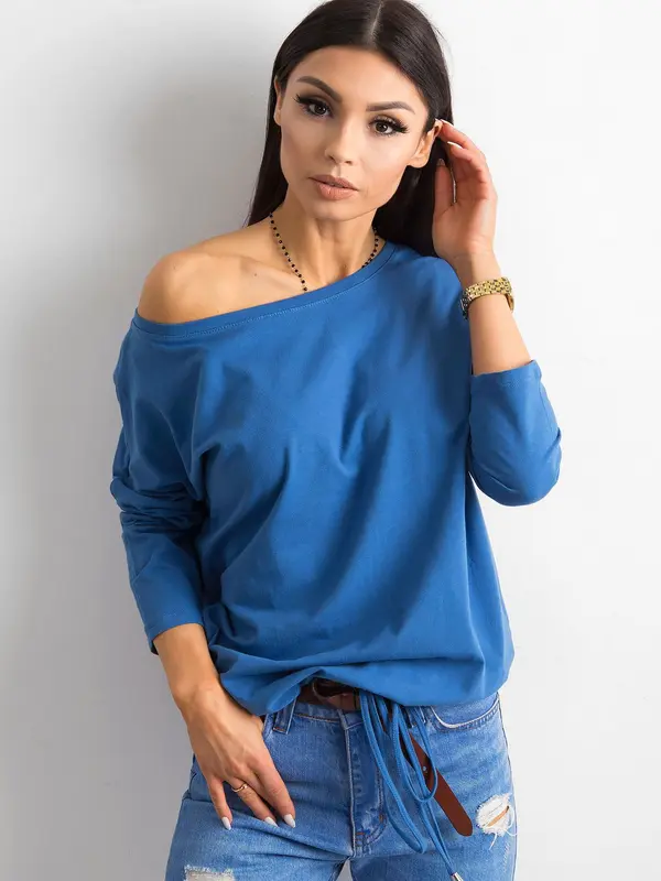 BASIC Feel Good Blouse-RV-BZ-4691.45P-dark blue