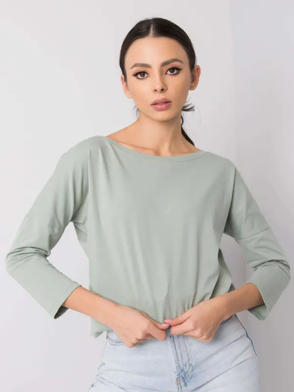 BASIC Feel Good Blouse-RV-BZ-4691.45P-pistachio