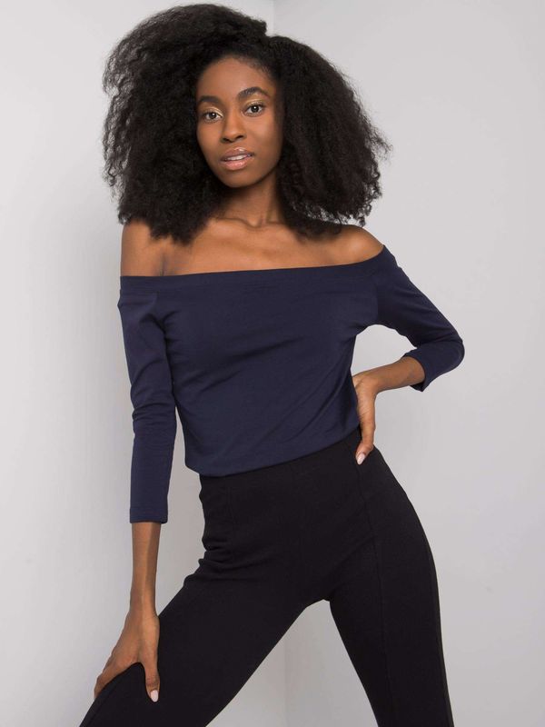 BASIC Feel Good Blouse-RV-BZ-4692.61-navy blue