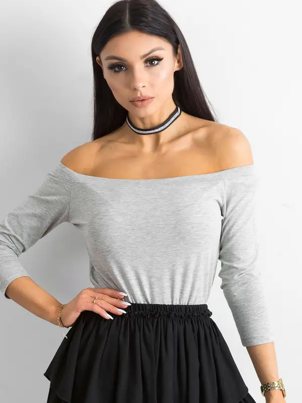 BASIC Feel Good Blouse-RV-BZ-4692.84-grey