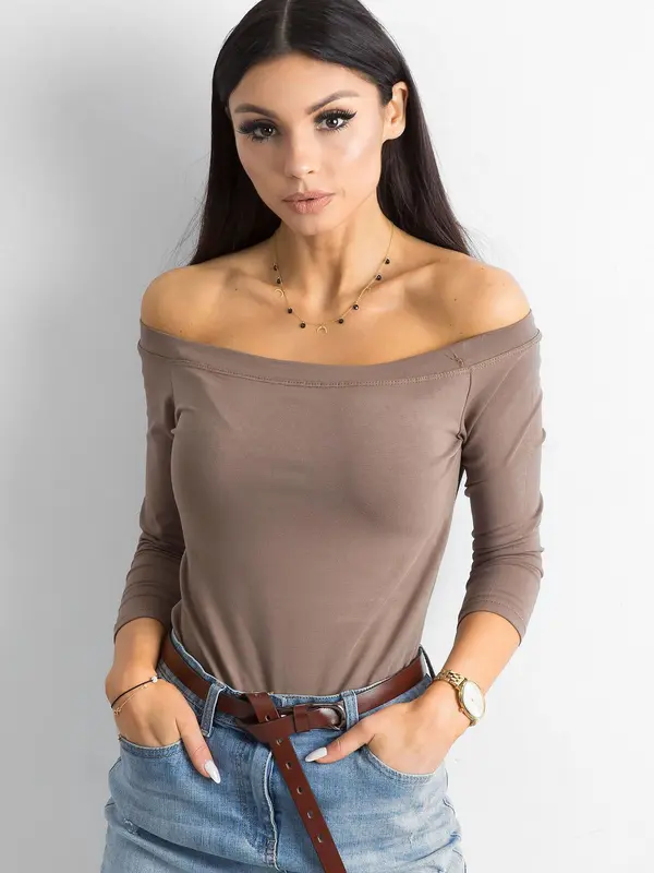 BASIC Feel Good Blouse-RV-BZ-4692.99-brown