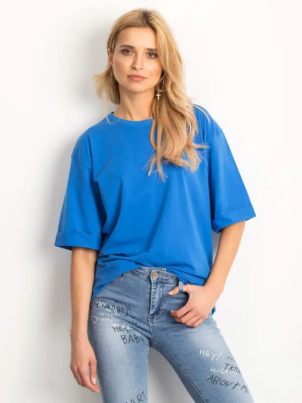 BASIC Feel Good Blouse-RV-BZ-4840.33P-dark blue
