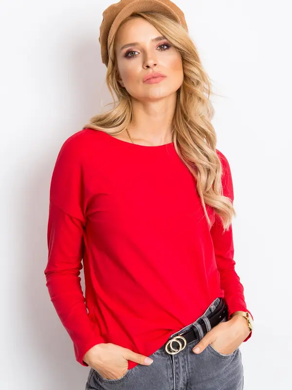 BASIC Feel Good Blouse-RV-BZ-5121.25P-red