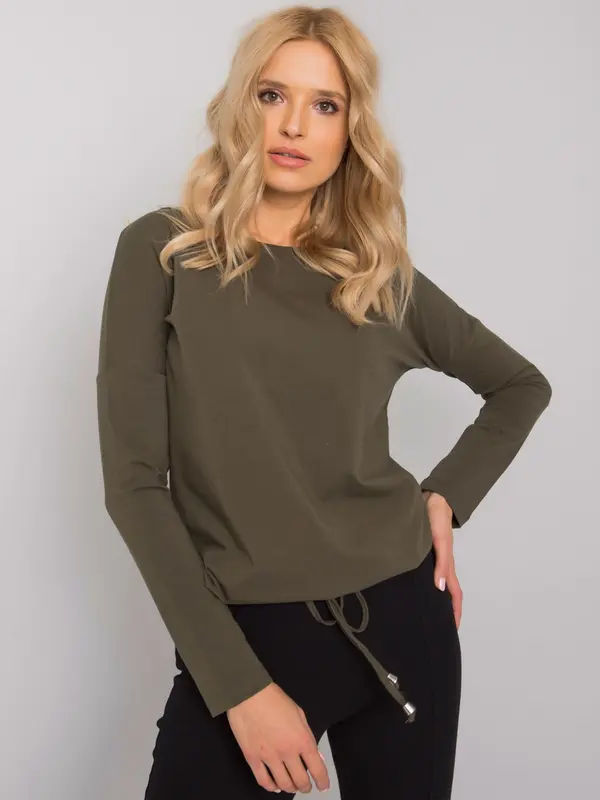 BASIC Feel Good Blouse-RV-BZ-5122.02P-khaki