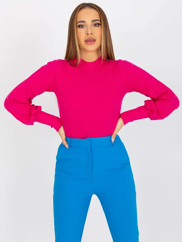 RUE PARIS Blouse-RV-BZ-5223.15-fuchsia