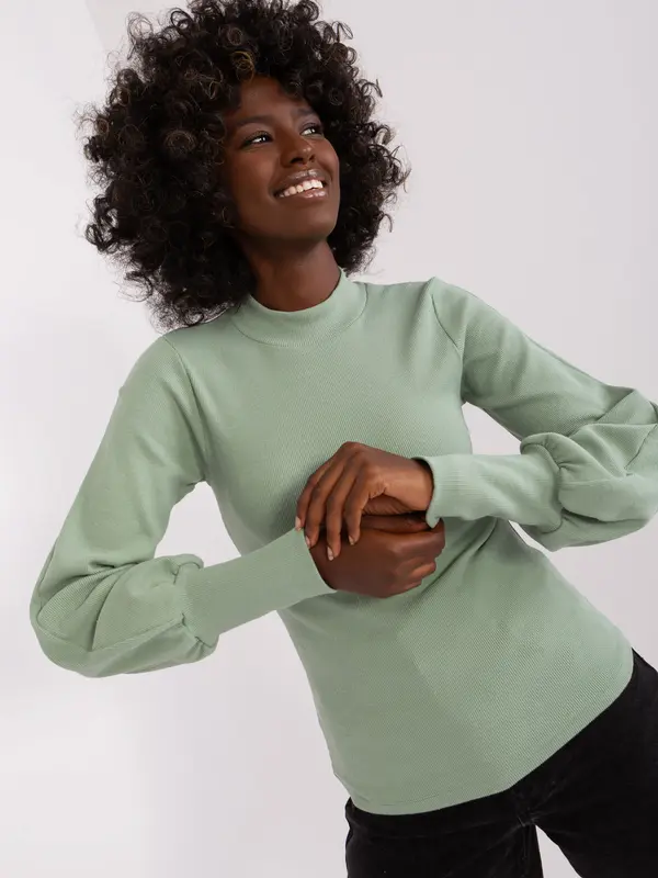 RUE PARIS Blouse-RV-BZ-5223.15-pistachio