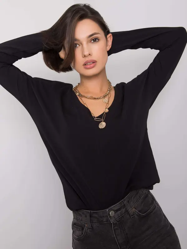 BASIC Feel Good Blouse-RV-BZ-5890.10-black