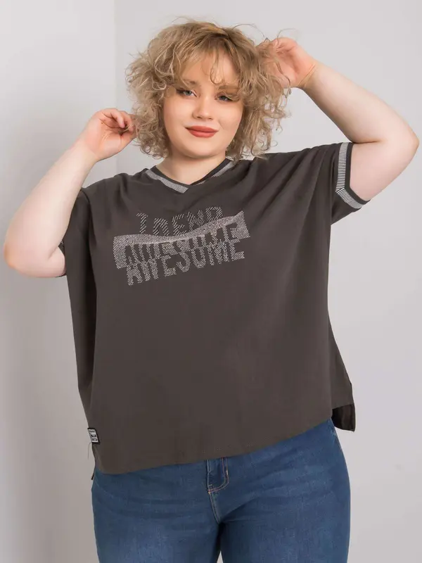 RELEVANCE Blouse-RV-BZ-6496.32P-dark khaki