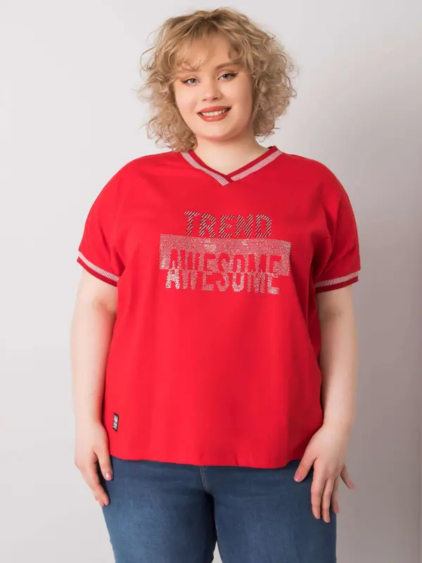 RELEVANCE Blouse-RV-BZ-6496.32P-red