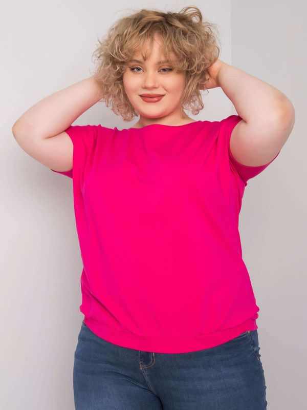 BASIC Feel Good Blouse-RV-BZ-6634.27-fuchsia