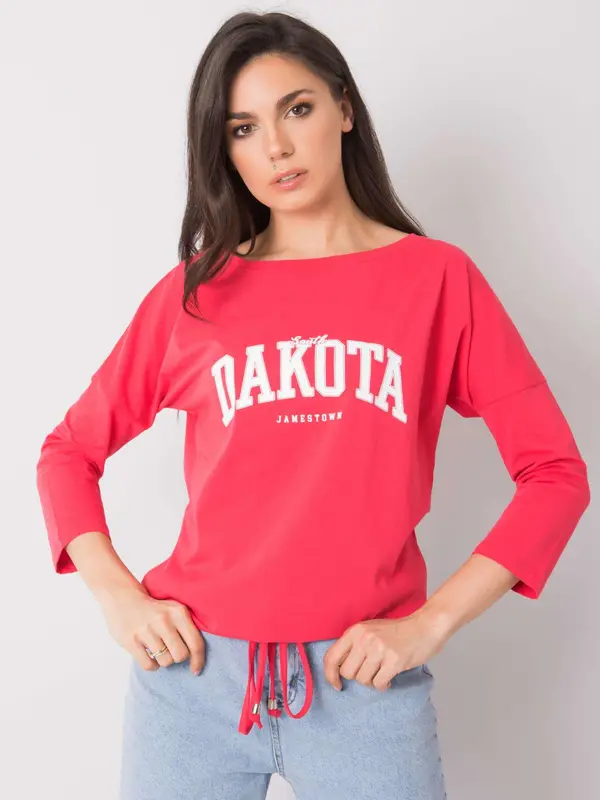 RUE PARIS Blouse-RV-BZ-6673.61-coral