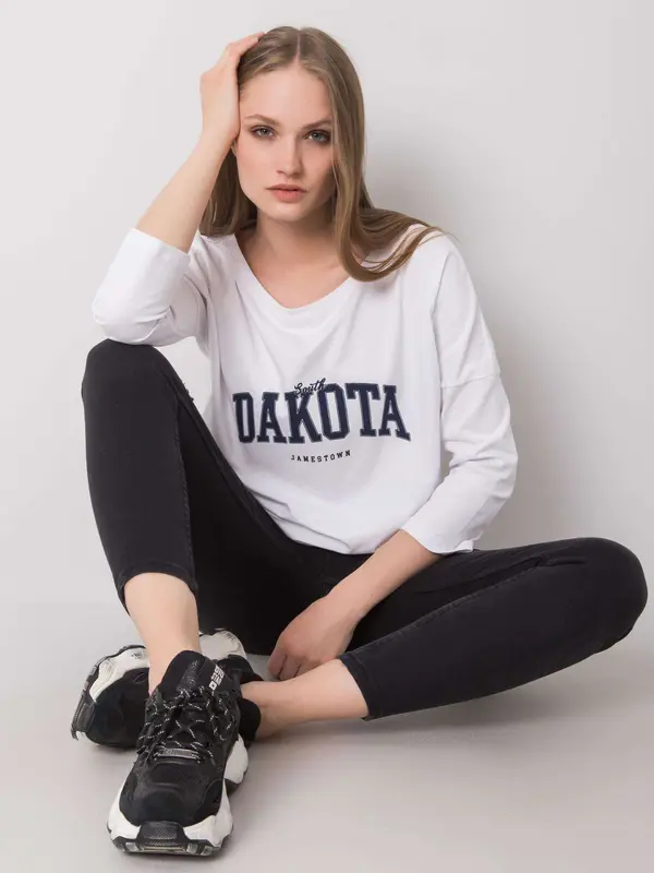 RUE PARIS Blouse-RV-BZ-6673.61-white