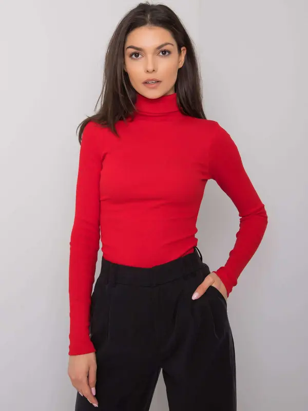 RUE PARIS Blouse-RV-BZ-7182.01P-red