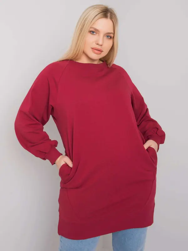 RELEVANCE Blouse-RV-BZ-7227.95-burgundy