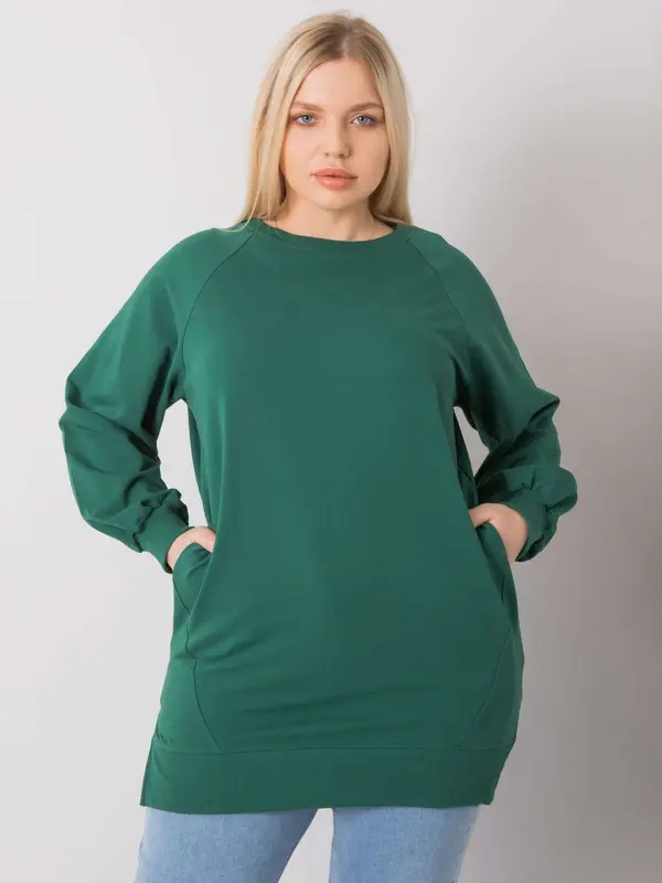 RELEVANCE Blouse-RV-BZ-7227.95-dark green