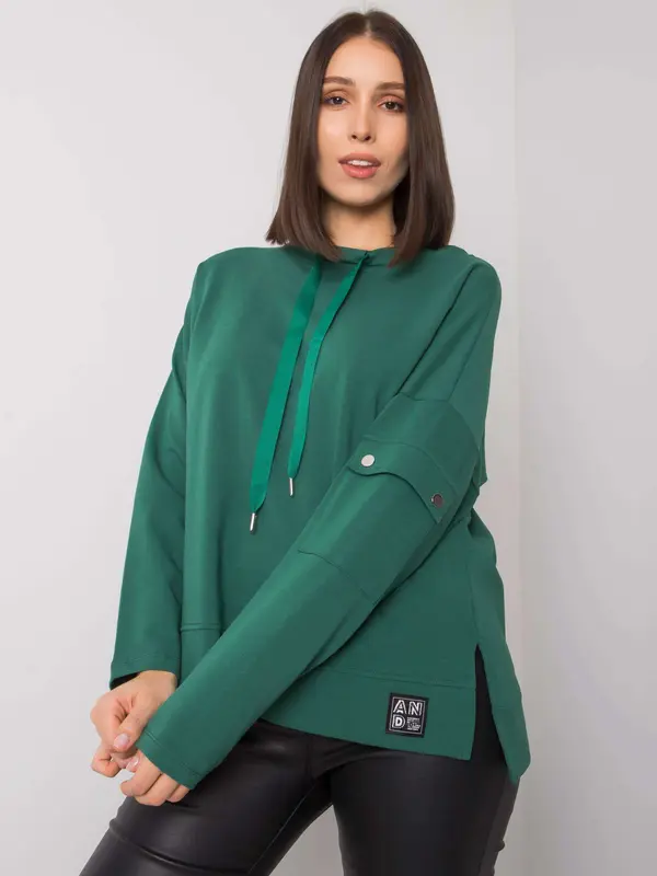 RELEVANCE Blouse-RV-BZ-7228.64-dark green