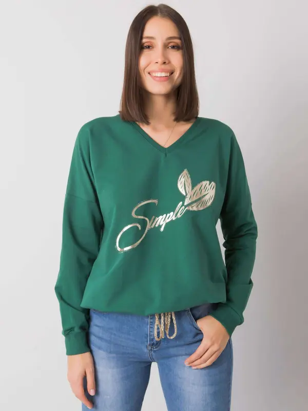 RELEVANCE Blouse-RV-BZ-7276.77-dark green