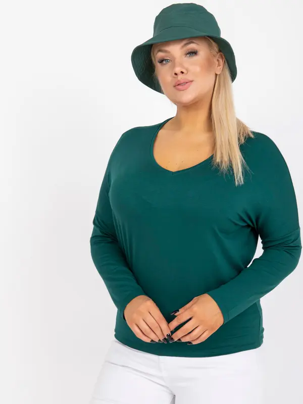 RELEVANCE Blouse-RV-BZ-7302.23-dark green