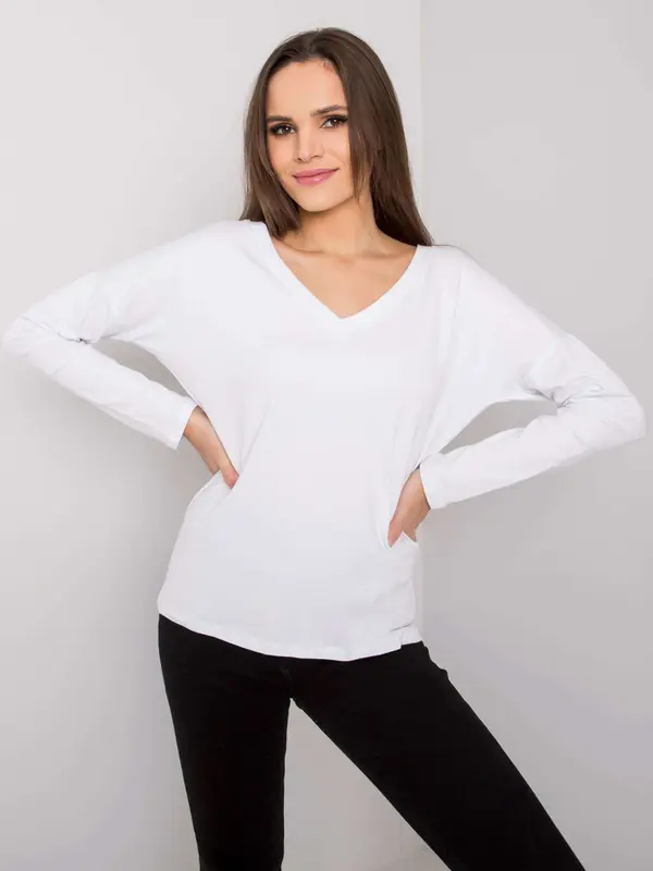 RUE PARIS Blouse-RV-BZ-7315.39X-white