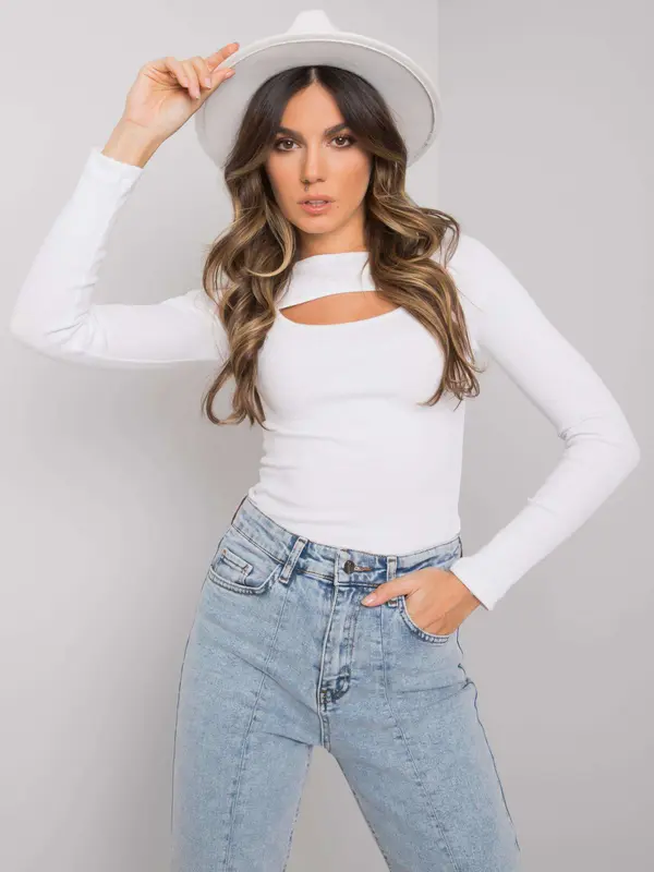 RUE PARIS Blouse-RV-BZ-7336.67-white