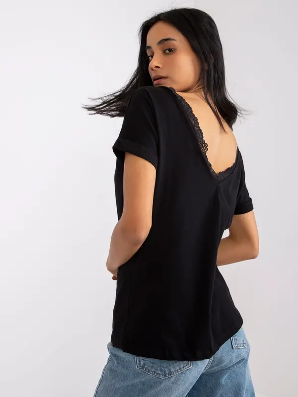 RUE PARIS Blouse-RV-BZ-7544.00-black