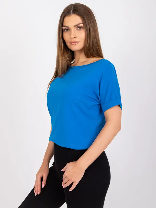 RUE PARIS Blouse-RV-BZ-7544.00-dark blue