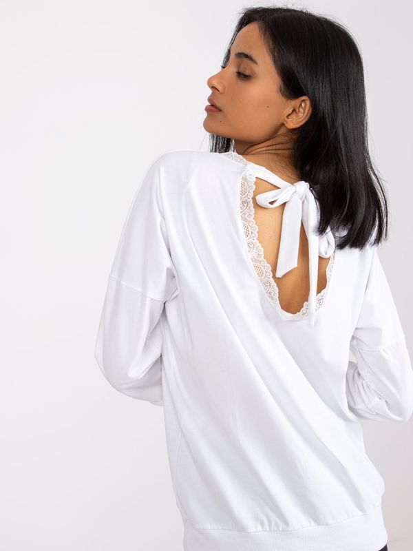 RUE PARIS Blouse-RV-BZ-7550.58-white