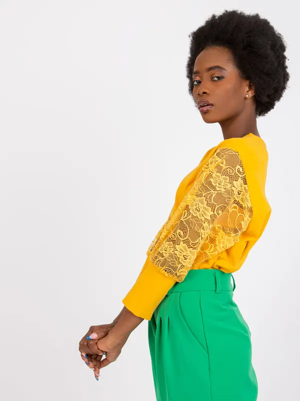 RUE PARIS Blouse-RV-BZ-7551.19-light orange