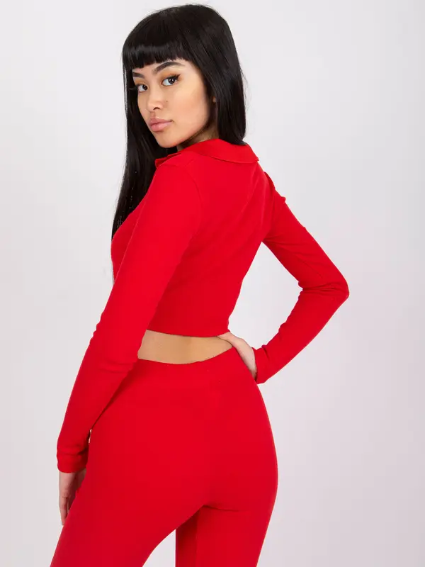 RUE PARIS Blouse-RV-BZ-7563.02-red