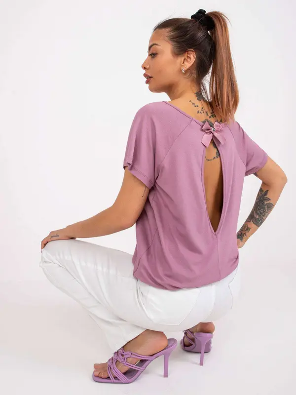 BASIC Feel Good Blouse-RV-BZ-7664.46-dark pink