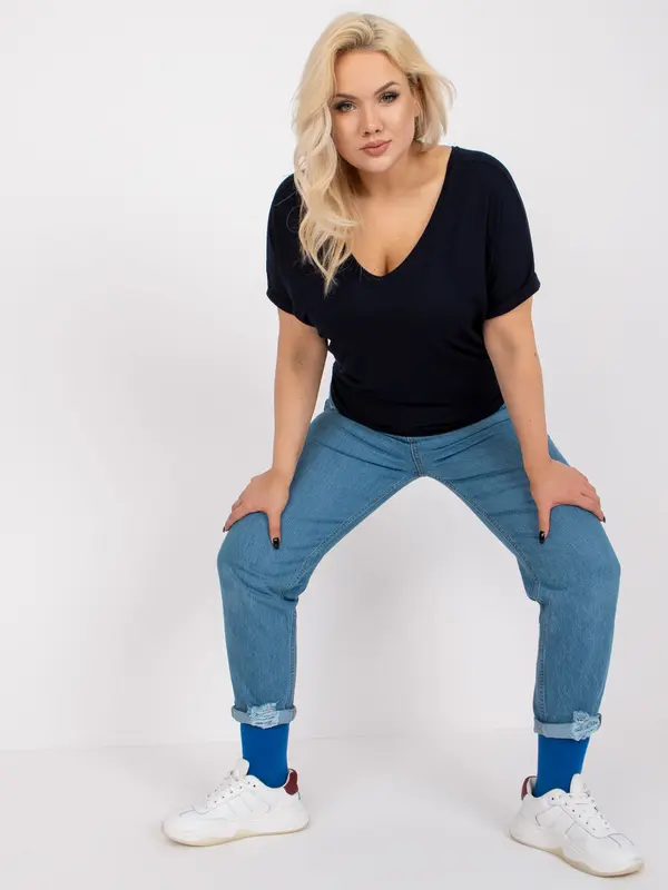 RELEVANCE Blouse-RV-BZ-7832.57-navy blue