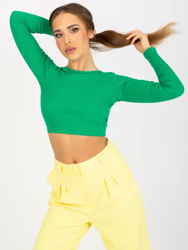 RUE PARIS Blouse-RV-BZ-8010.82-green