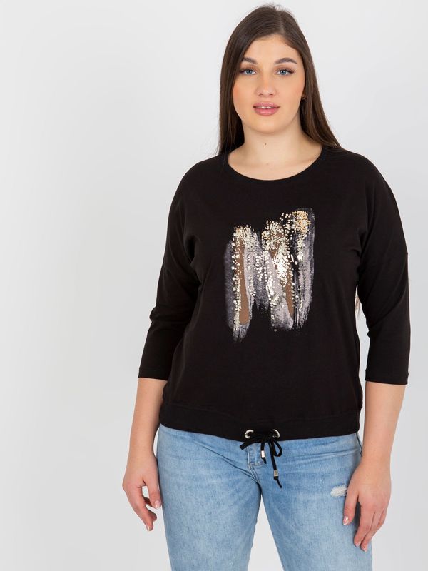 RELEVANCE Blouse-RV-BZ-8182.03X-black