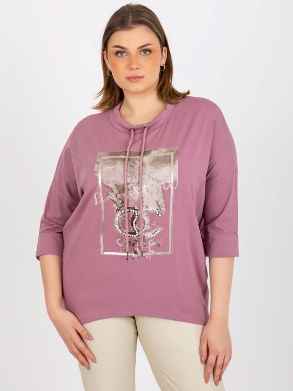 RELEVANCE Blouse-RV-BZ-8456.35-dark pink