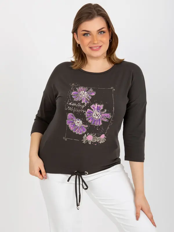 RELEVANCE Blouse-RV-BZ-8457.47P-dark khaki