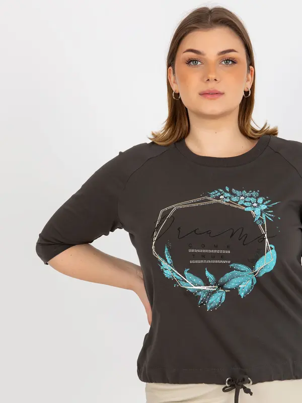 RELEVANCE Blouse-RV-BZ-8458.01P-dark khaki