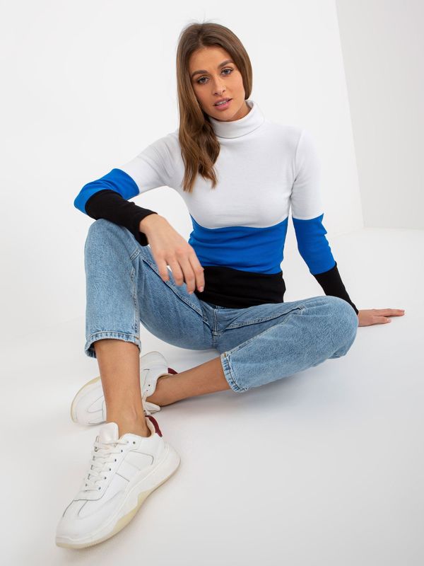 RELEVANCE Blouse-RV-BZ-8465-1.93P-white-blue