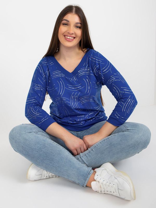 RELEVANCE Blouse-RV-BZ-8514.04P-dark blue