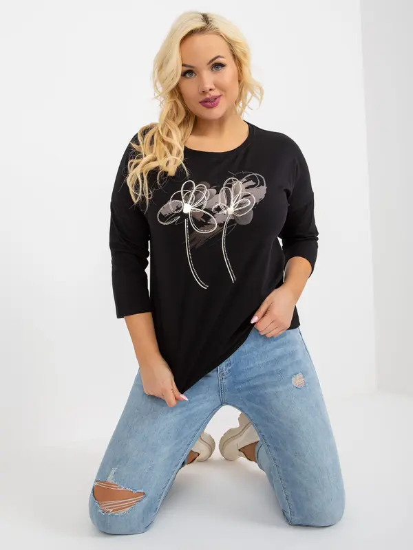 RELEVANCE Blouse-RV-BZ-8554.01P-black