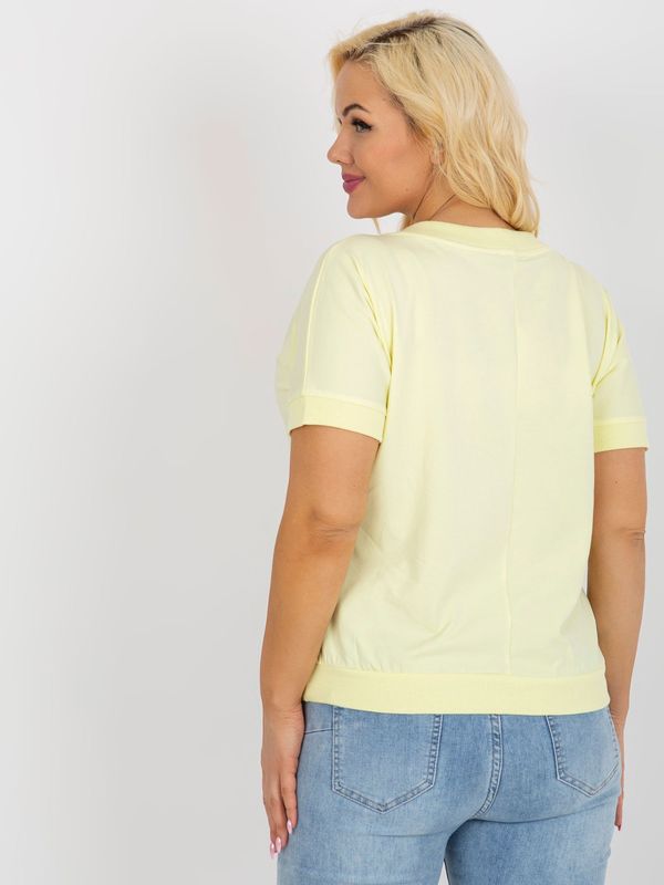 RELEVANCE Blouse-RV-BZ-8573.67P-light yellow