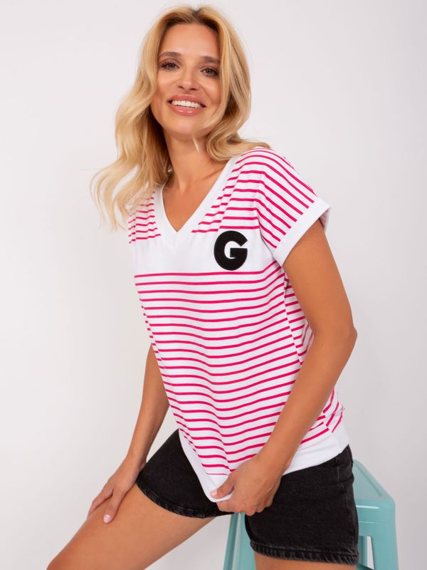 RELEVANCE Blouse-RV-BZ-8819.46-white-pink