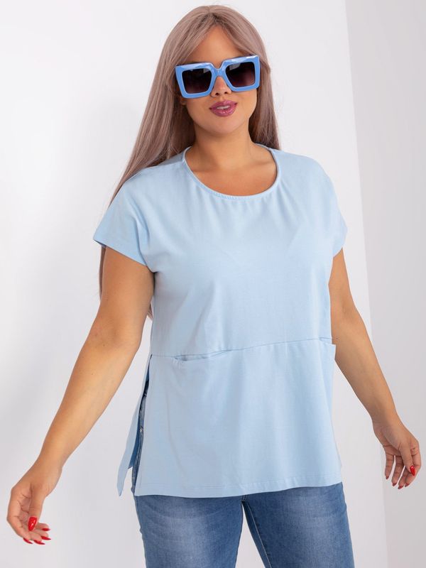 RELEVANCE Blouse-RV-BZ-8845.19P-light blue