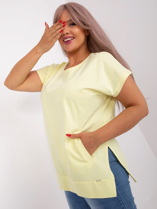 RELEVANCE Blouse-RV-BZ-8854.06-light yellow