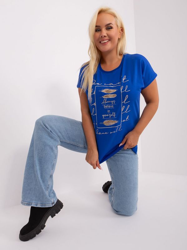 RELEVANCE Blouse-RV-BZ-8938.91P-Cobalt