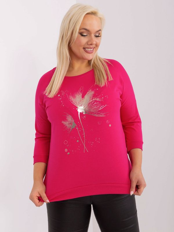 RELEVANCE Blouse-RV-BZ-9193.91-fuchsia