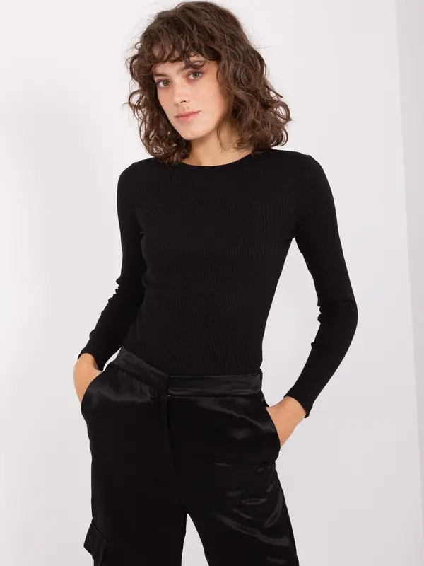 BASIC Feel Good Blouse-RV-BZ-9207.27X-black